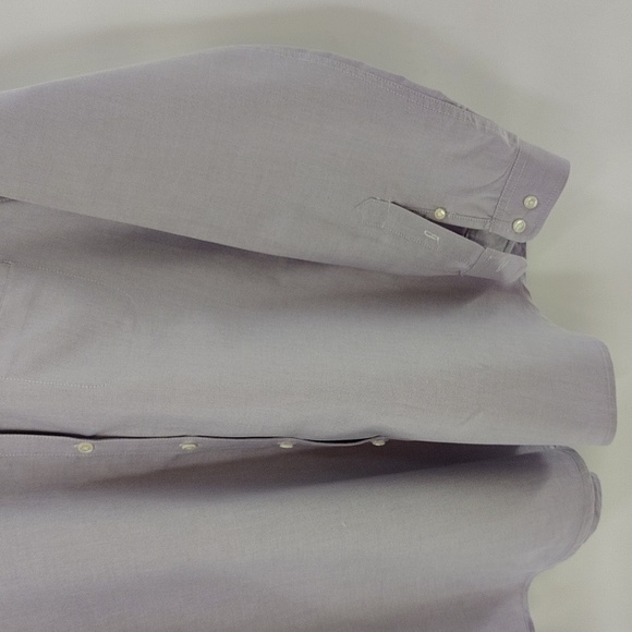 Cabin Creek Button Up Shirt Purple Size 18T Wrinkle Free Stain Repellant - Picture 3 of 9